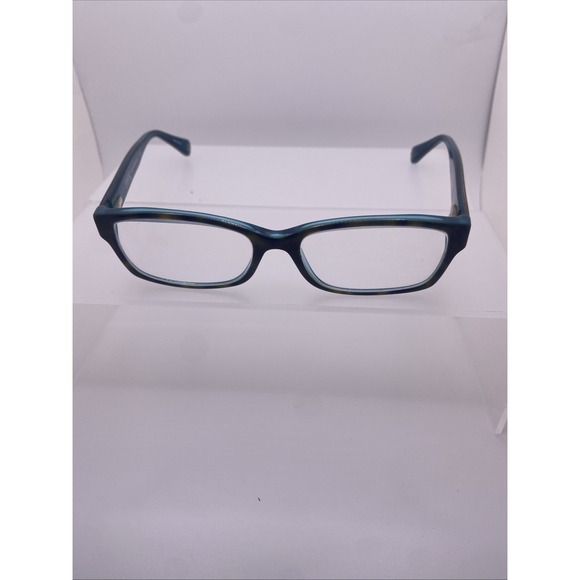 Coach Eyeglasses Women FRAMES ONLY HC 6040 Brooklyn 52-16-135 Tortoise Teal 371 - Picture 6 of 16